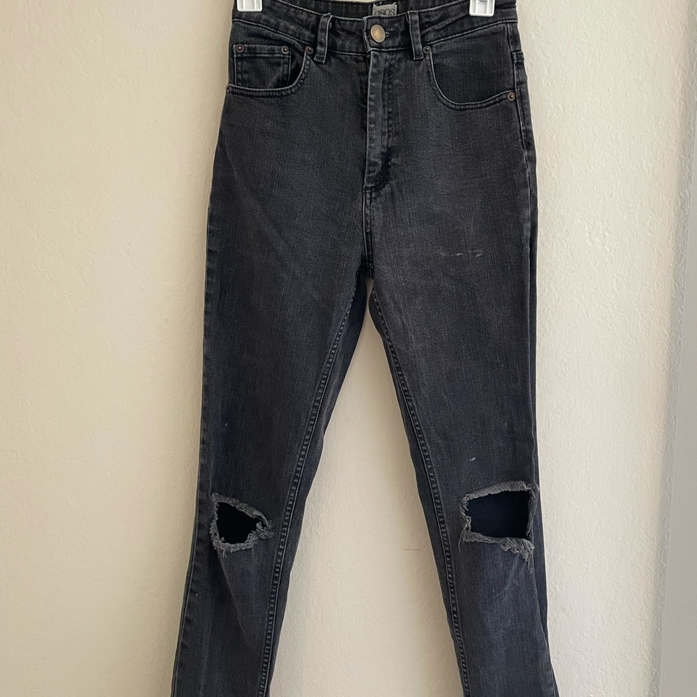 Vintage ASOS Faded Black Jeans, size 26